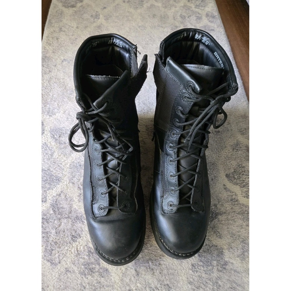 Bates Men's 8" DuraShocks® Lace-to-Toe Side Zip Boot Black - E03140, Size 13